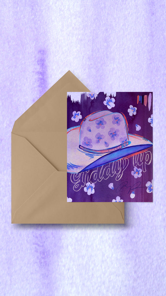 "Giddy Up" Greeting Card