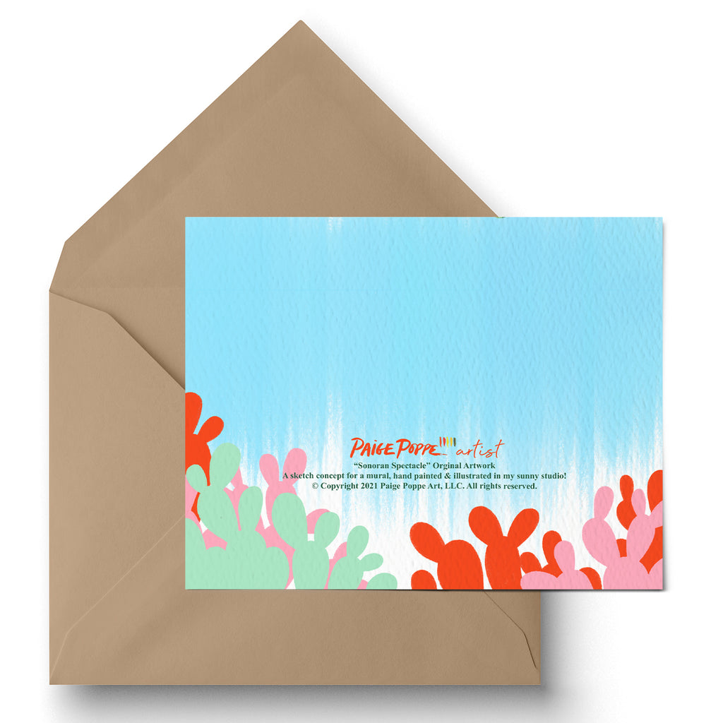 "Sonoran Spectacle" Greeting Card