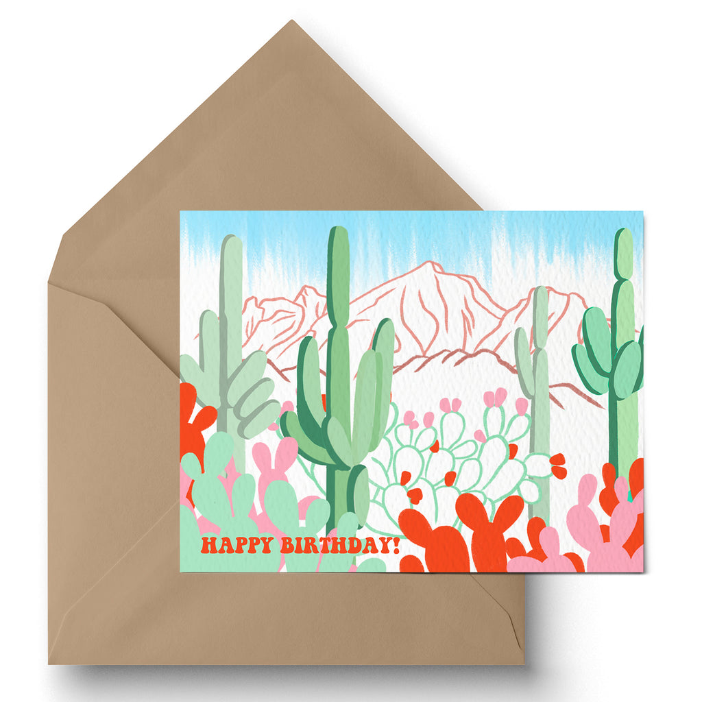 "Sonoran Spectacle" Birthday Card