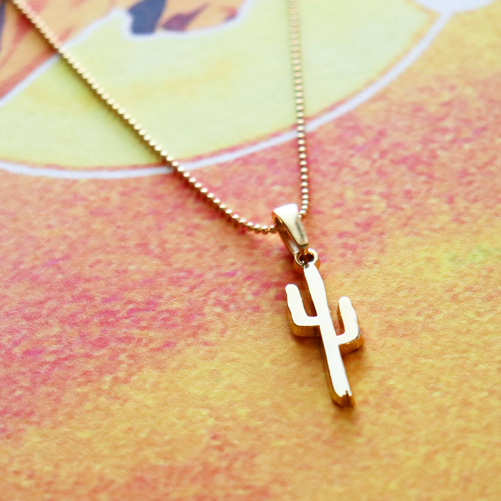 "Golden Saguaro" Necklace