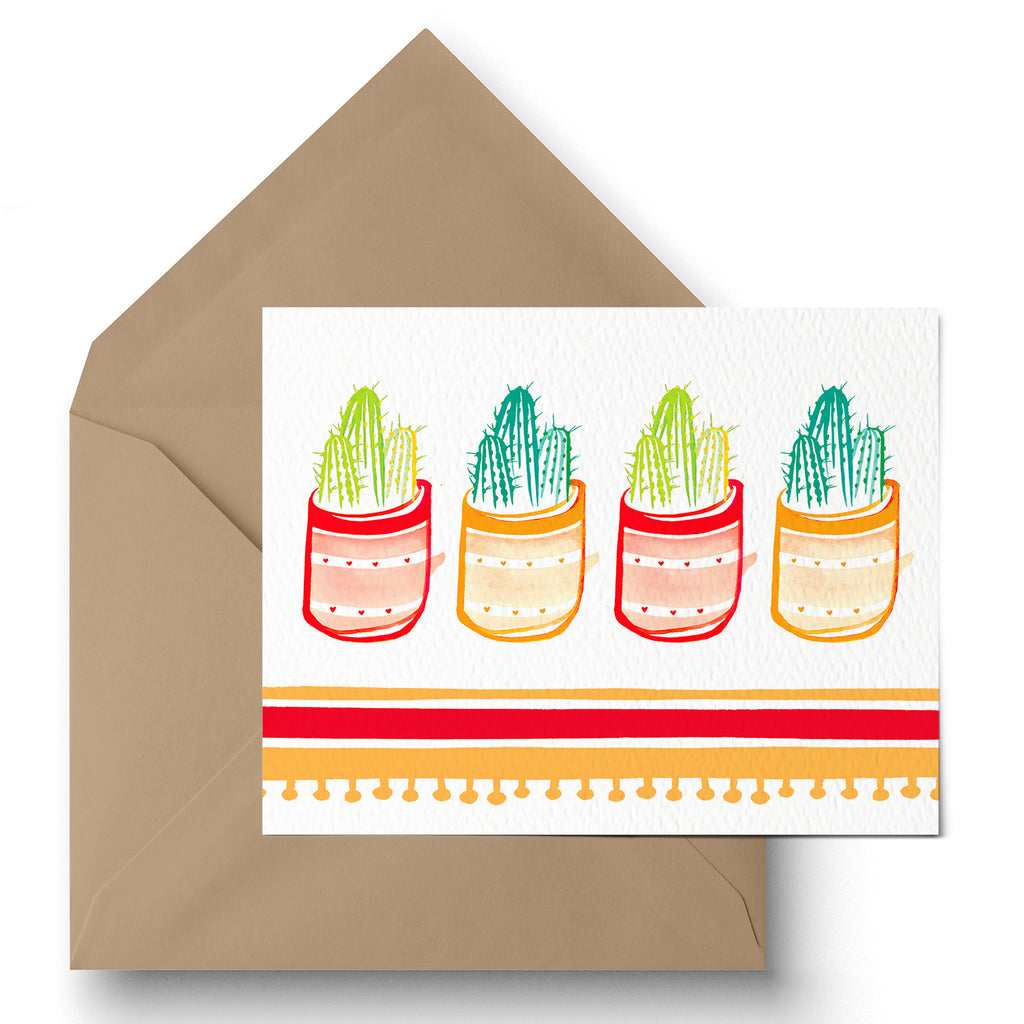 "Cactus Party" Greeting Card