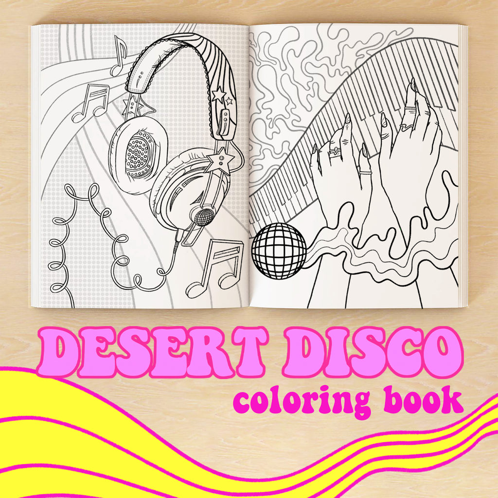 "Desert Disco" Coloring Book