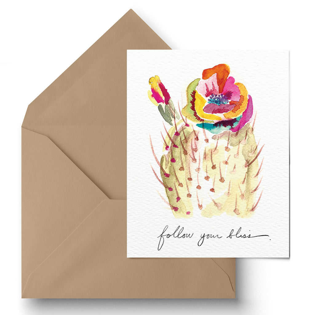 "Follow Your Bliss" Greeting Card