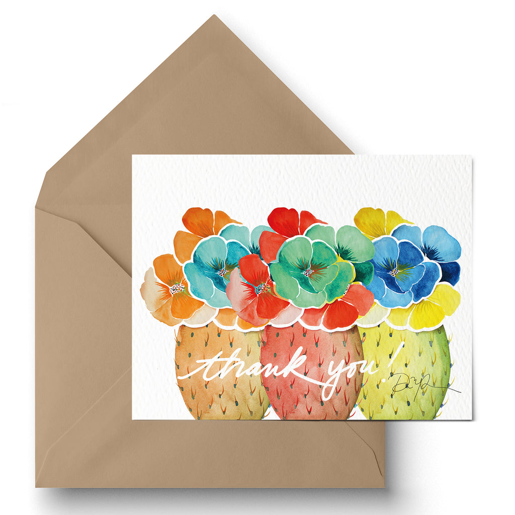 "Prickly Prism" Thank You Card