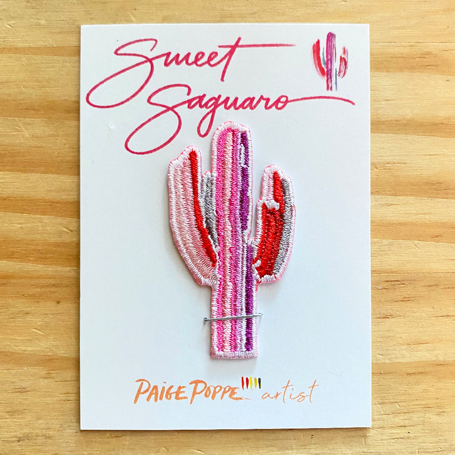 "Sweet Saguaro" Embroidered Patch