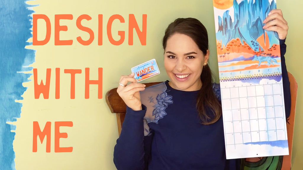Design Products With Me! Revealing NEW Stickers & Wall Calendar