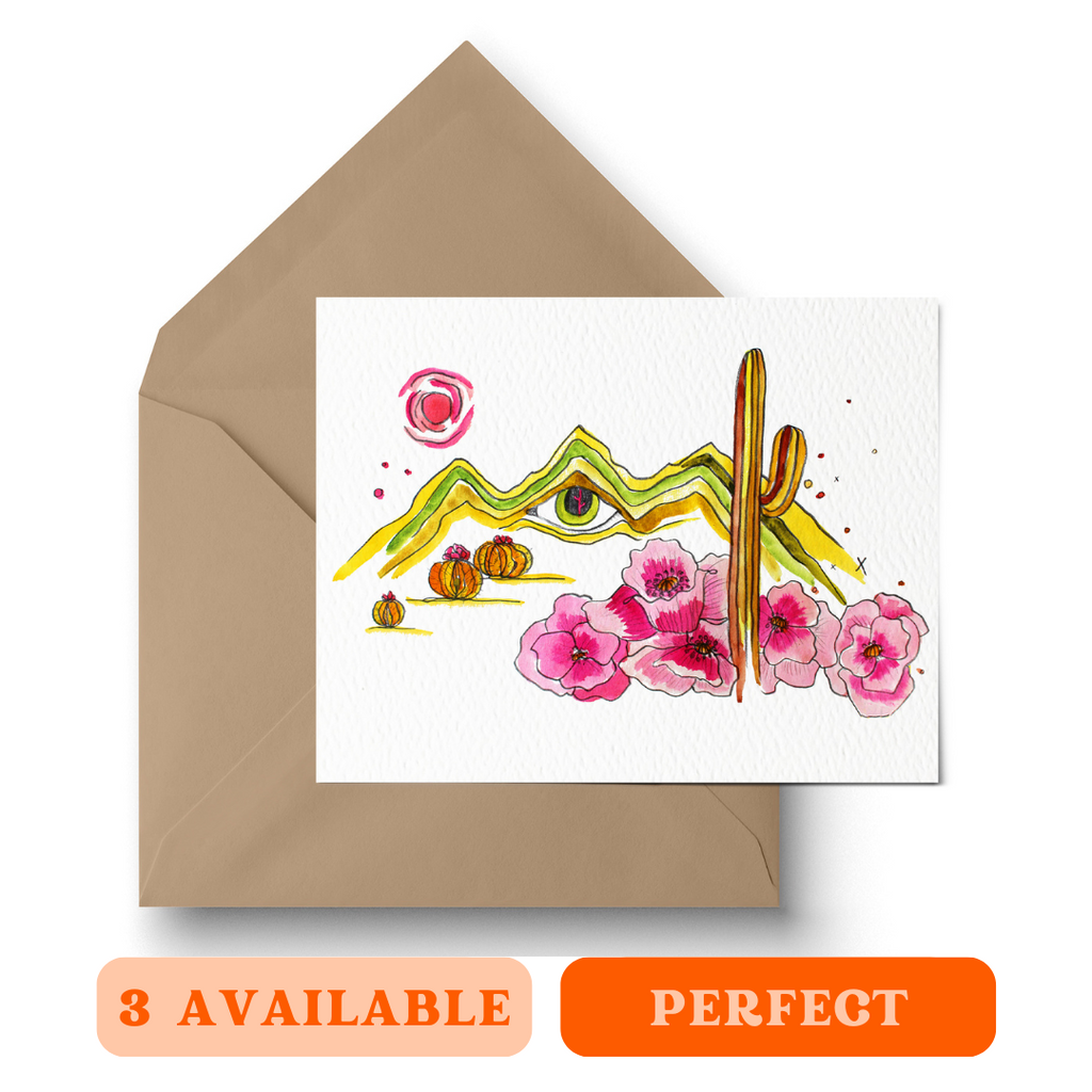 "Eye of the Desert" Greeting Card