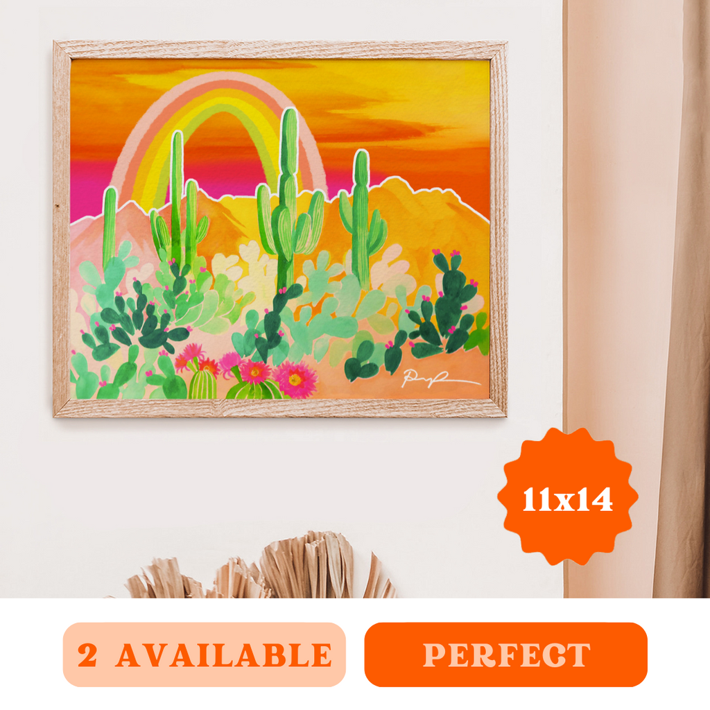 "Desert Rainbow" Horizontal - 11x14 Art Print