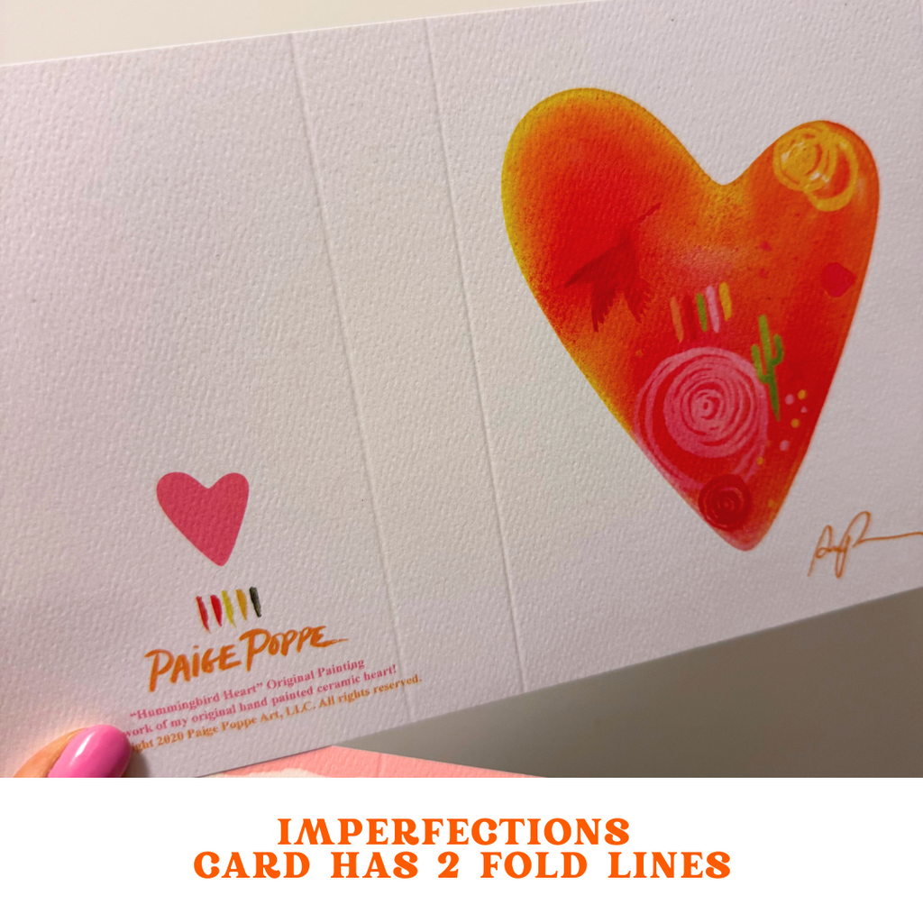 Set of 3 - Imperfect Fold Greeting Cards