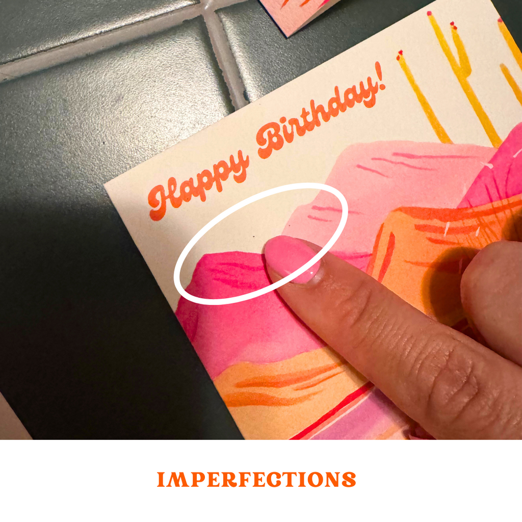 Set of 5 - Imperfect Greeting Cards