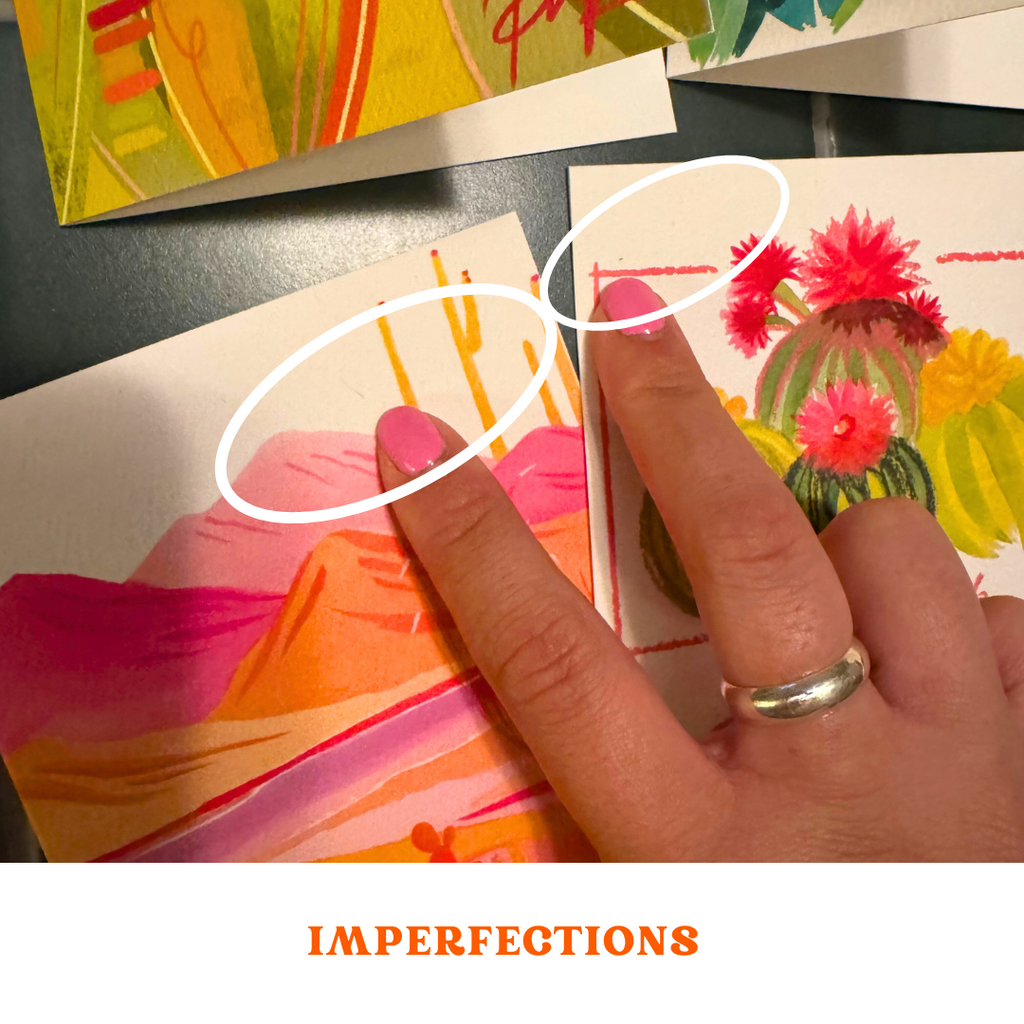 Set of 5 - Imperfect Greeting Cards