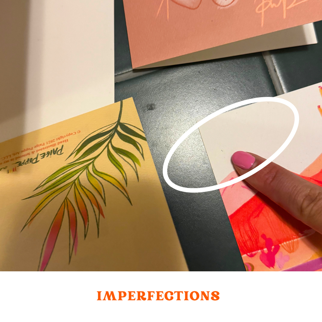 Set of 5 - Imperfect Greeting Cards