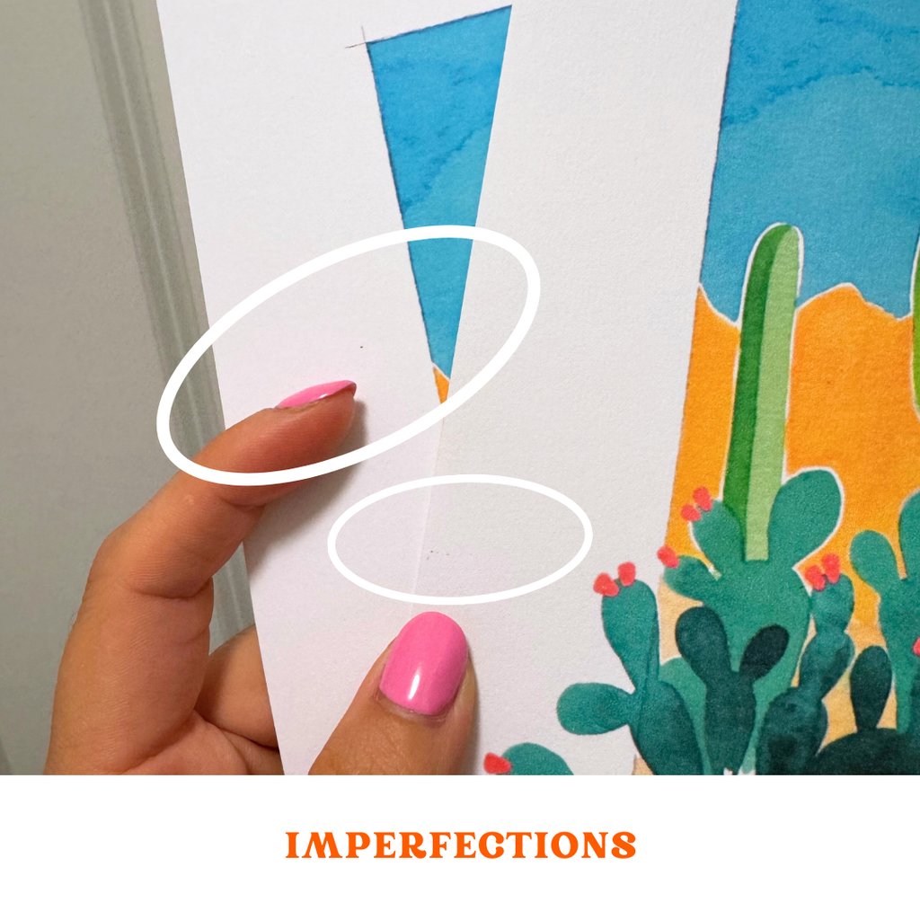 "Desert Sketchbook" Imperfect, 8x10 Art Print