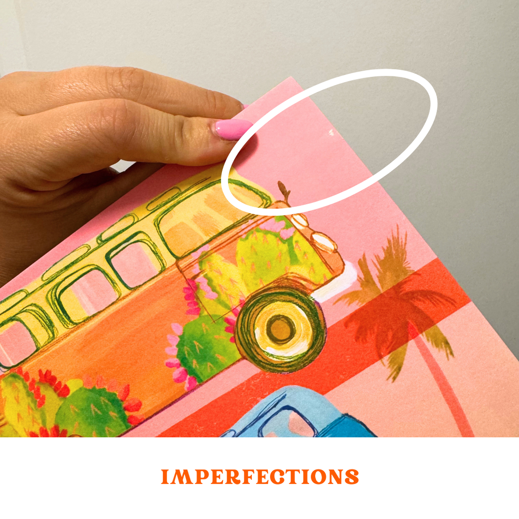 "Bodacious Buses" Imperfect, 8x10 Art Print