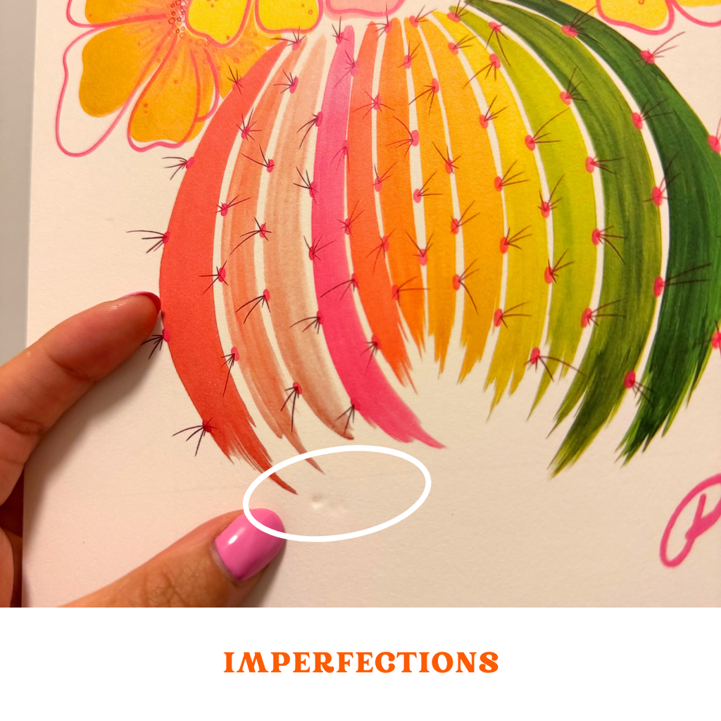 "Bouncing Barrel Blooms" Imperfect, 8x10 Art Print