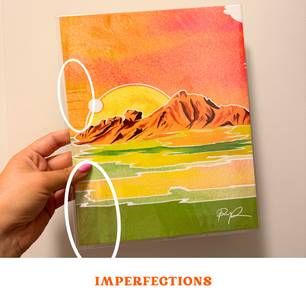 "Camelback Mirage" Imperfect, 8x10 Art Print