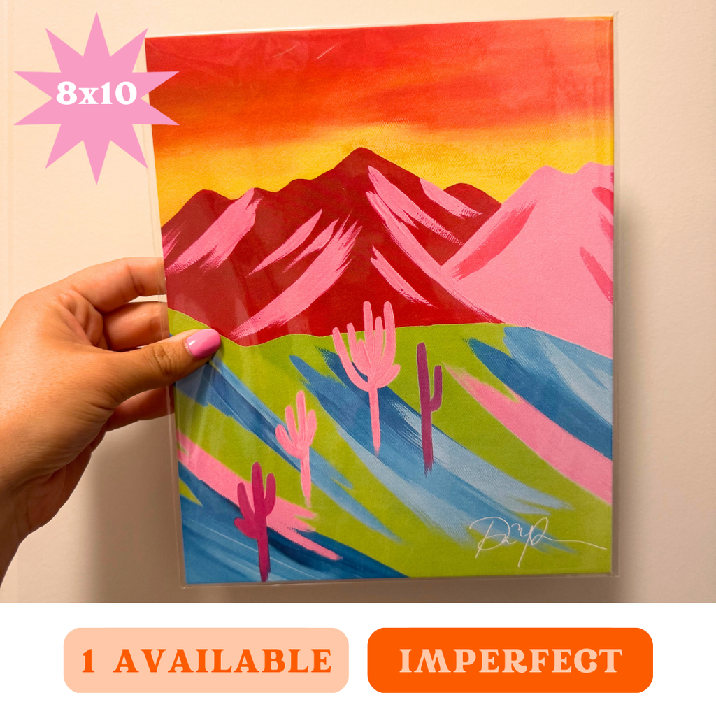 "Technicolor Sonora" Imperfect, 8x10 Art Print