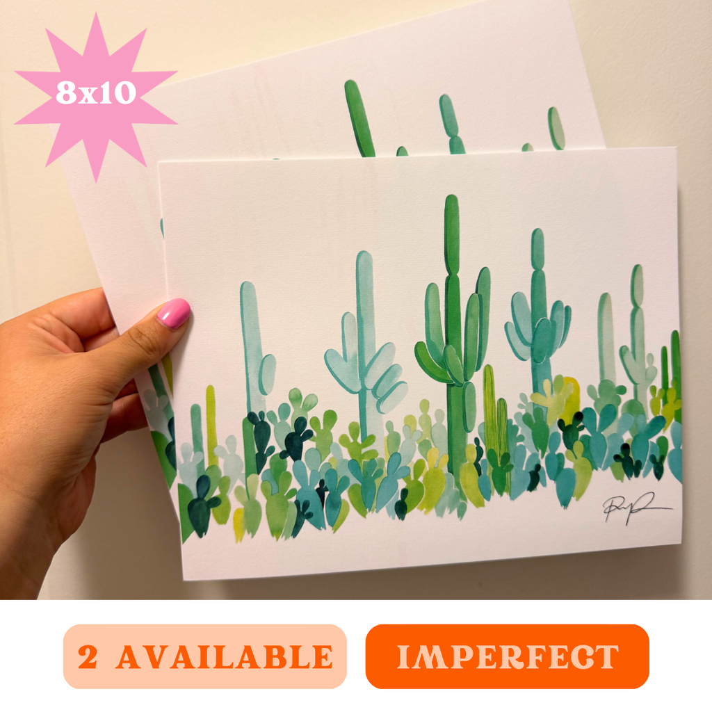 "Emerald Valley" Imperfect, 8x10 Art Print