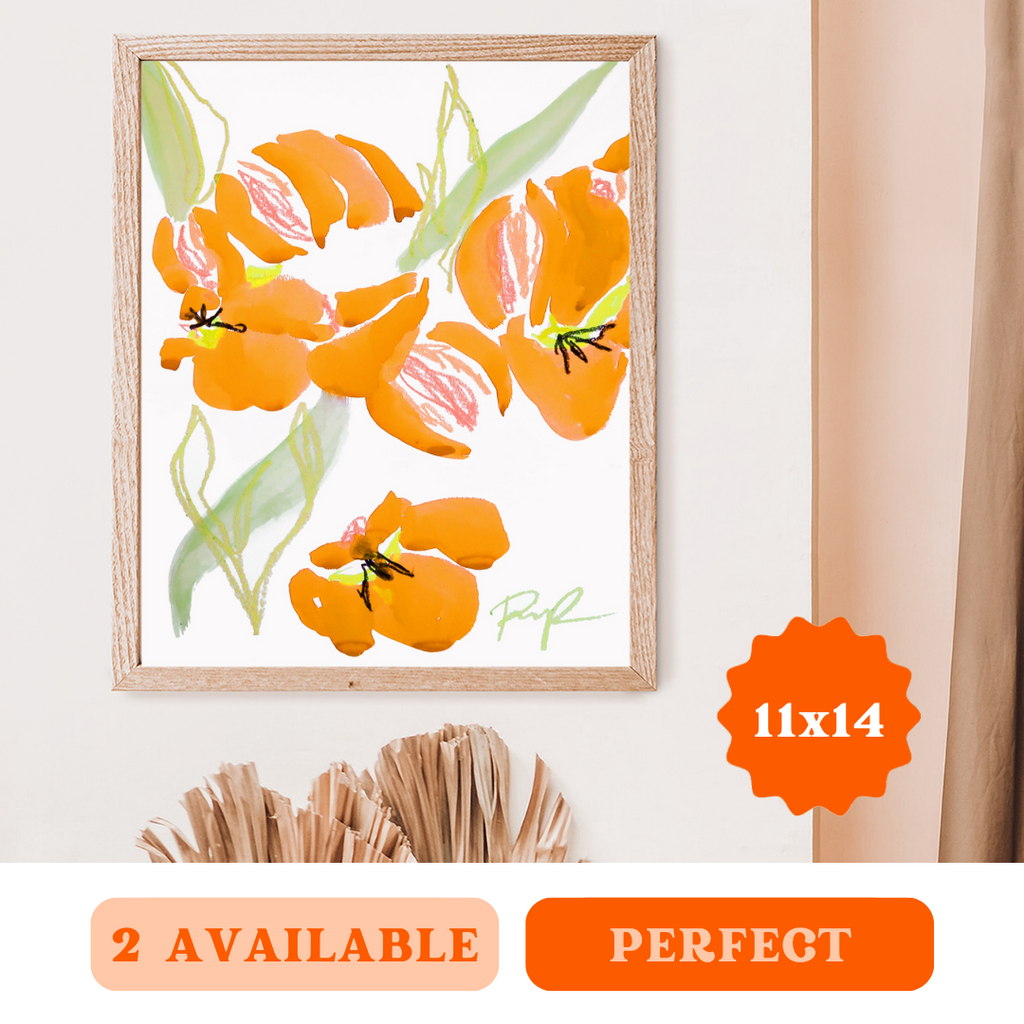 "Tulip Flourish" 11x14 Art Print