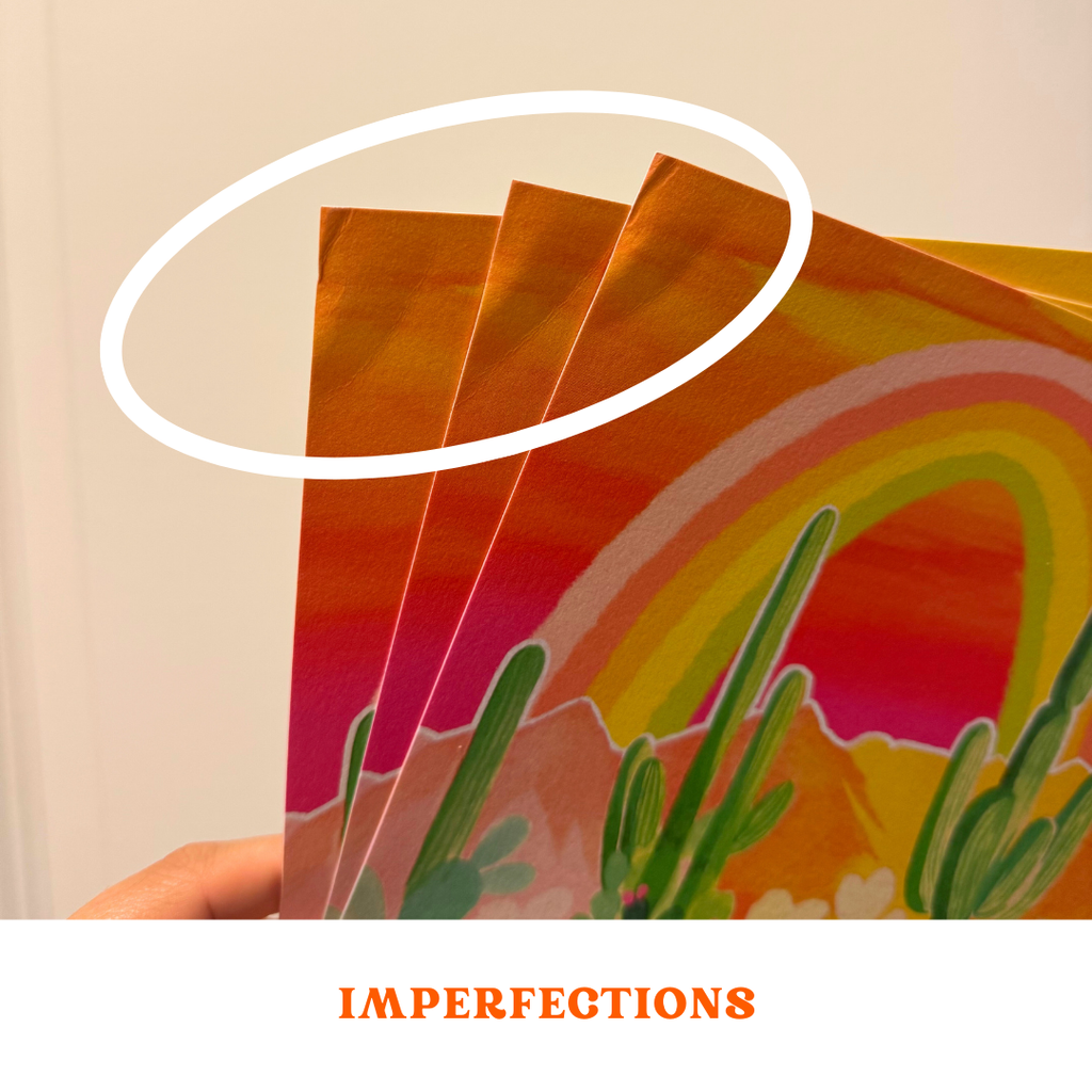 "Desert Rainbow" Imperfect, Vertical 8x10 Art Print