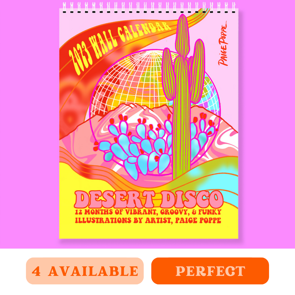"Desert Disco" 2023 Wall Calendar