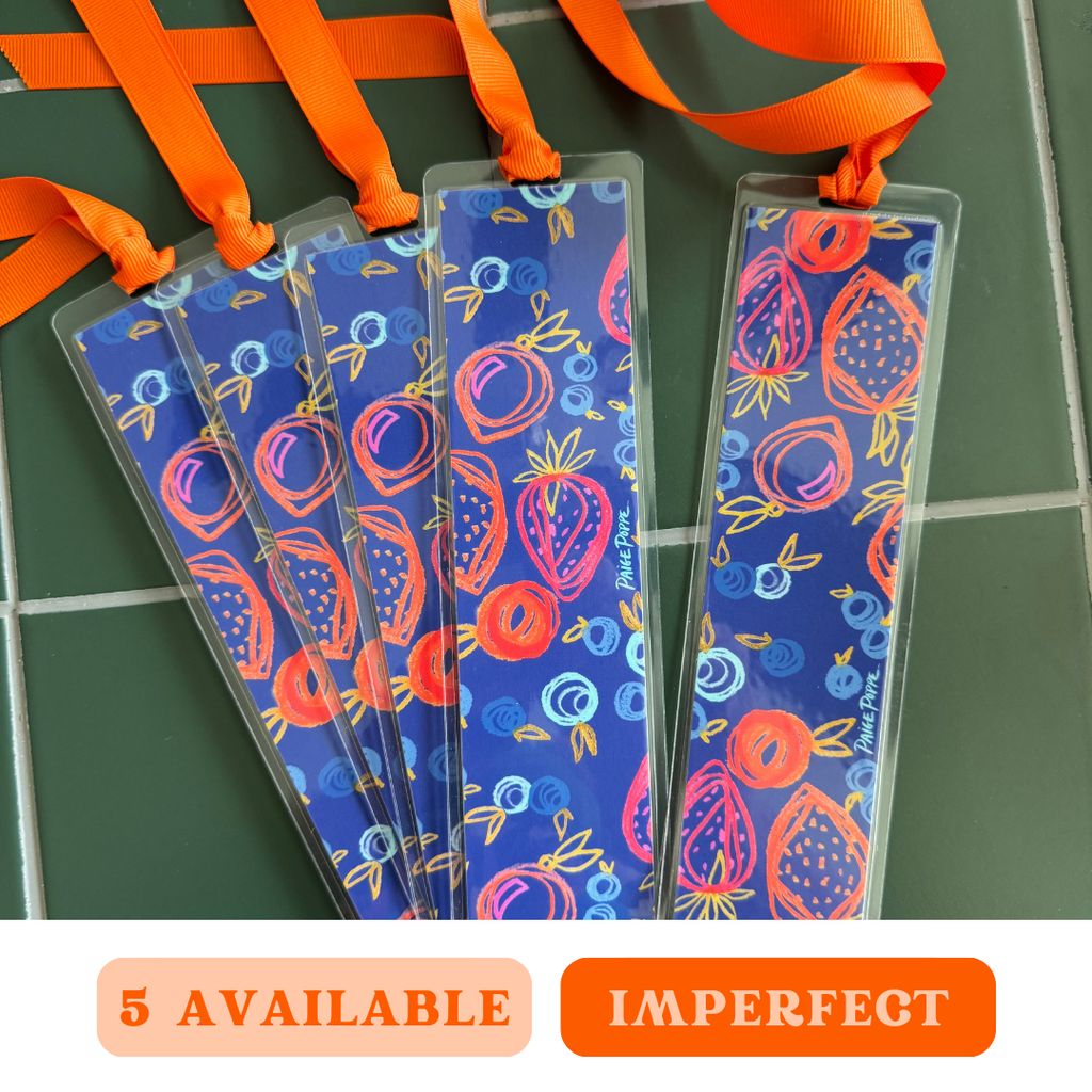 "Berries at Brunch" Imperfect Ribboned Bookmark