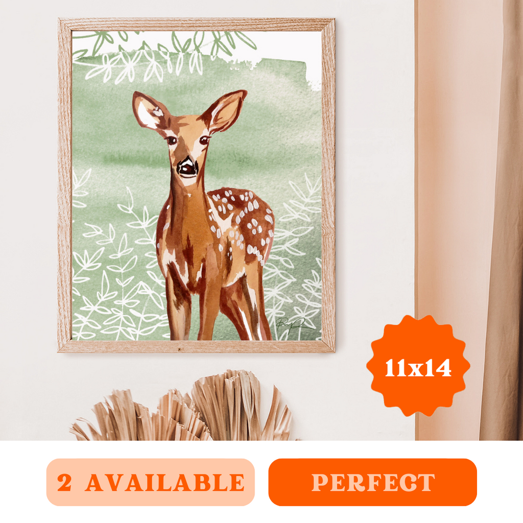 "Forest Fawn" 11x14 Art Print