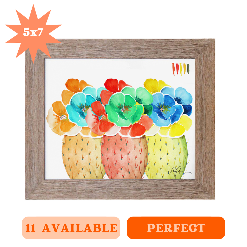 "Prickly Prism" 5x7 Art Print