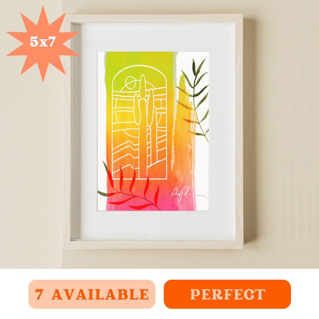"Technicolor Treasure" 5x7 Art Print