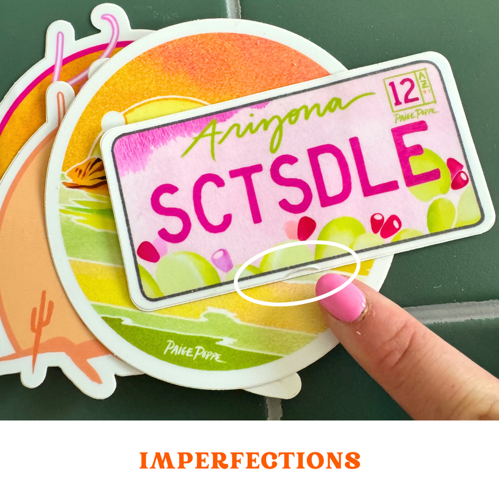 Set of 7 - Imperfect Sticker Pack