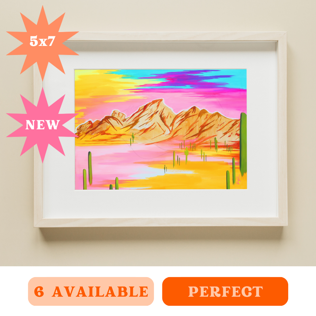 "Vision of Camelback" 5x7 Art Print
