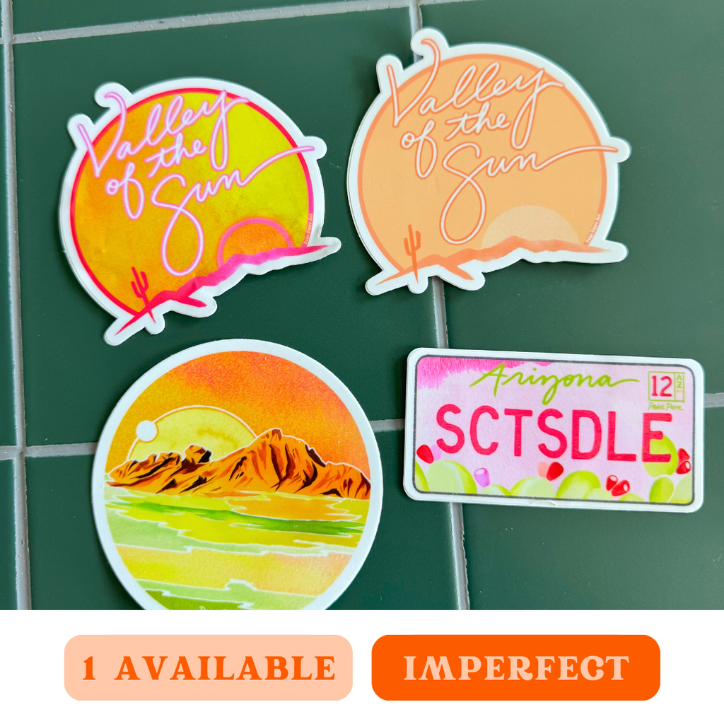 Set of 4 - Imperfect Sticker Pack