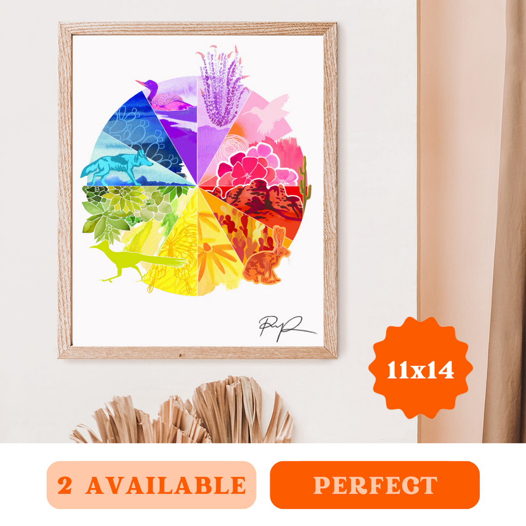 "Southwest Colorwheel" 11x14 Art Print