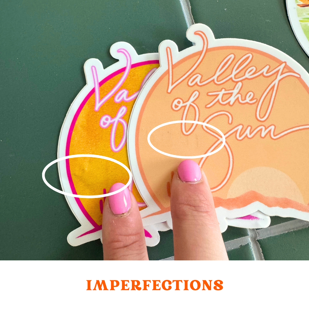 Set of 4 - Imperfect Sticker Pack