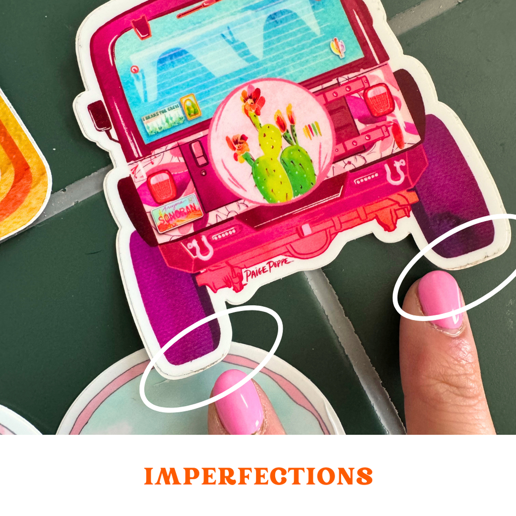 Set of 4 - Imperfect Sticker Pack