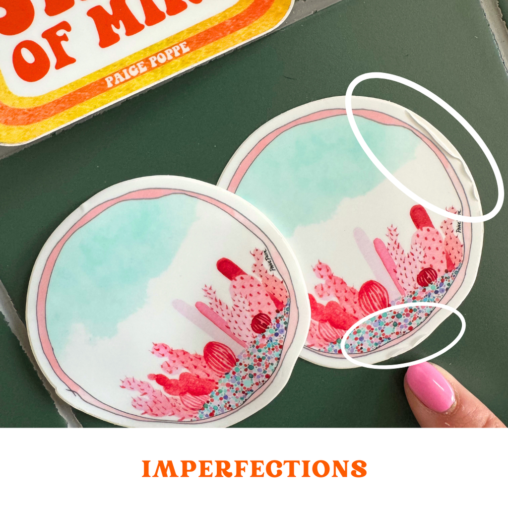Set of 4 - Imperfect Sticker Pack