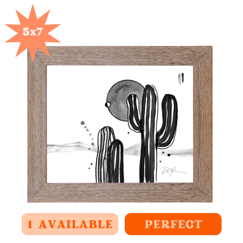 "Desert Noir" 5x7 Art Print