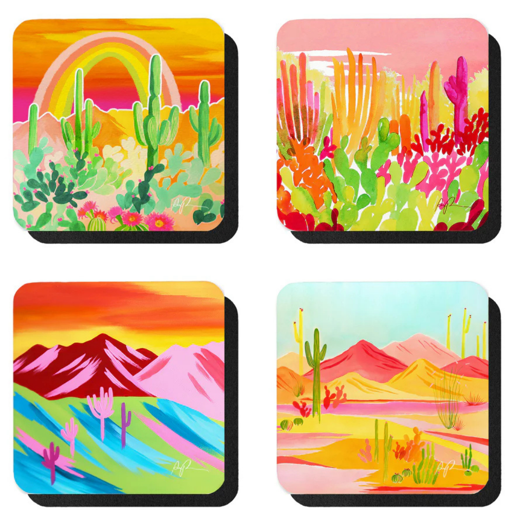 "Desert Vibrance" Imperfect Coaster Set