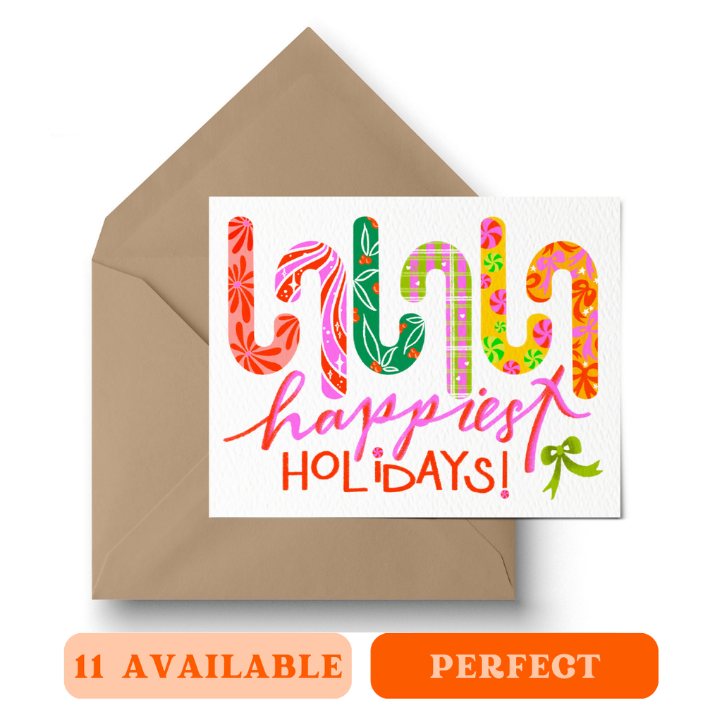 "Candy Cane Lane" Holiday Card