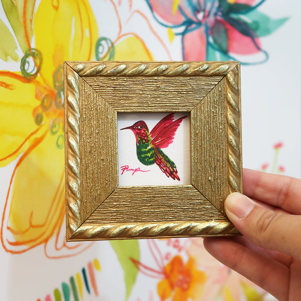 "Spring Wings" Framed Original Watercolor
