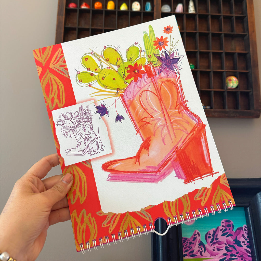 2026 "Cowgirl Kaleidoscope" Wall Calendar