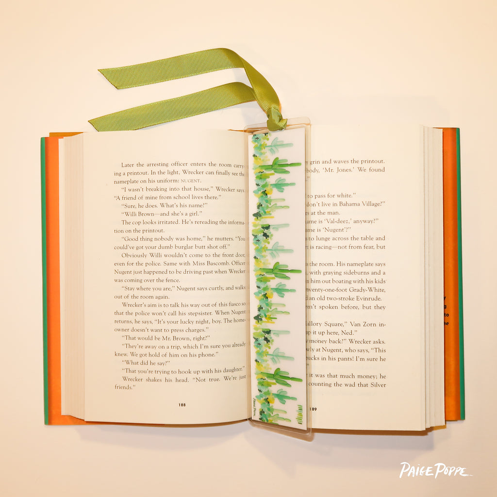 "Emerald Valley" Ribboned Bookmark