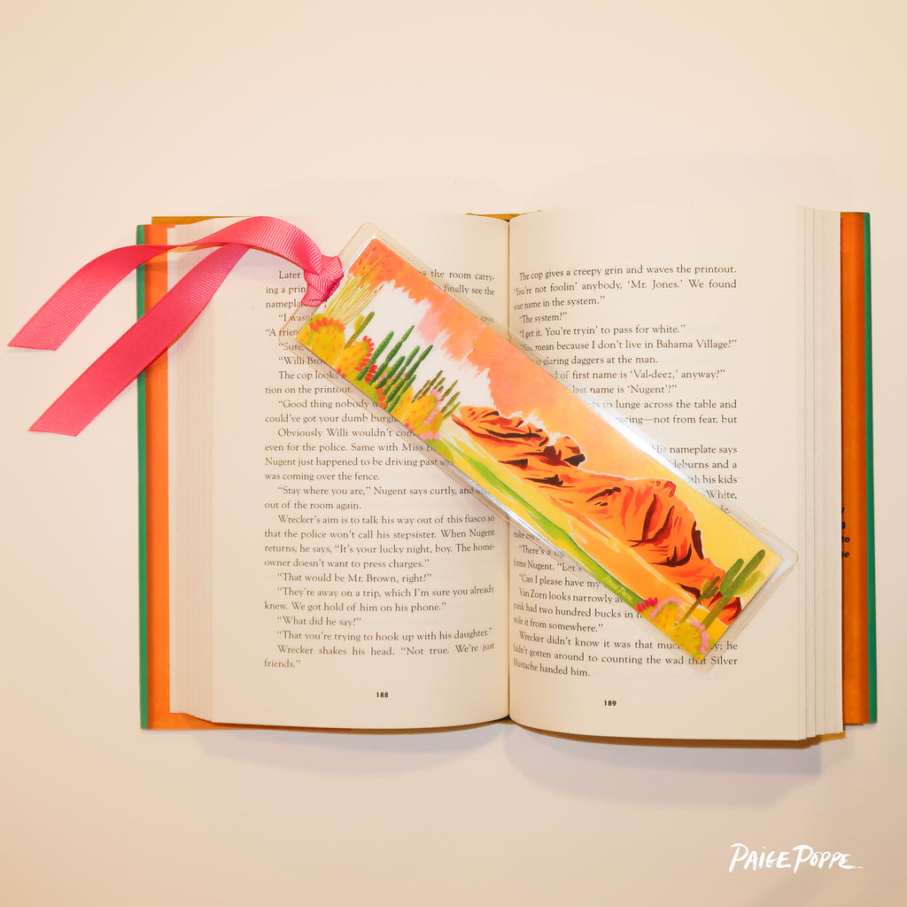 "Camelback Mirage" Ribboned Bookmark