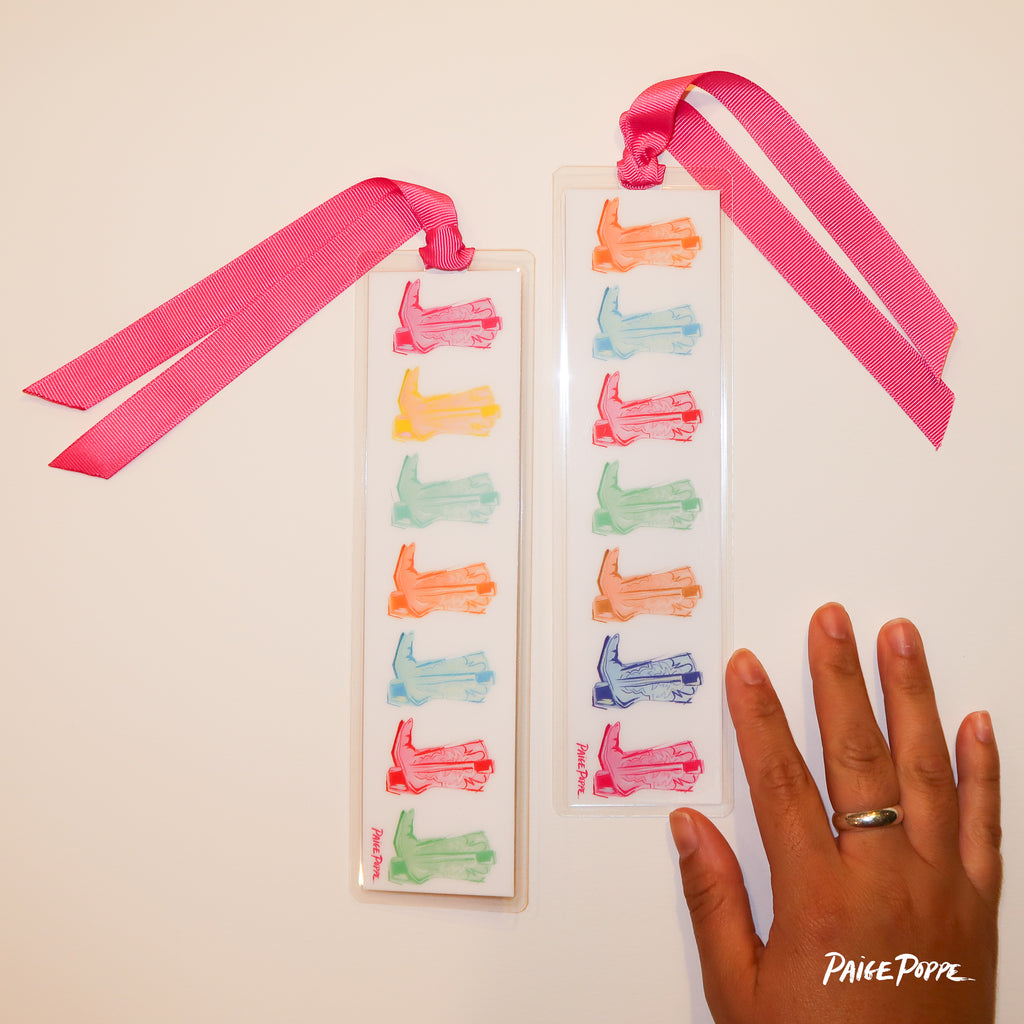 "Cowgirl Kaleidoscope" Ribboned Bookmark