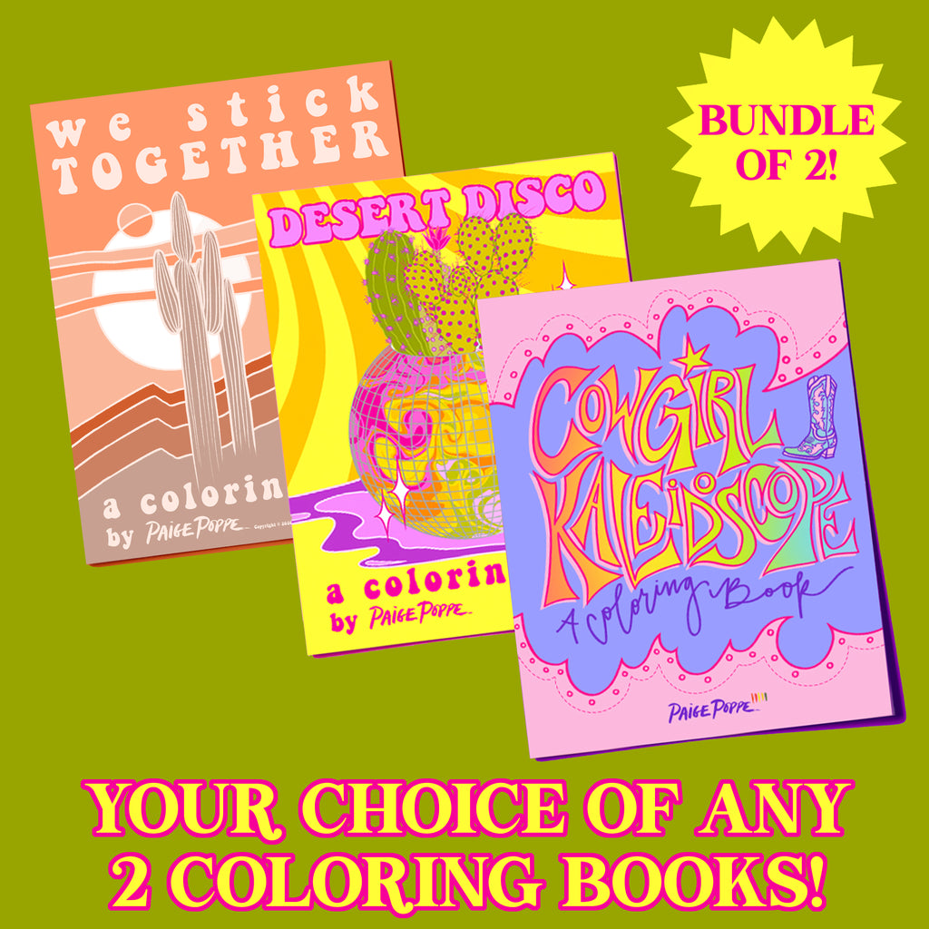 2 Coloring Book Bundle!