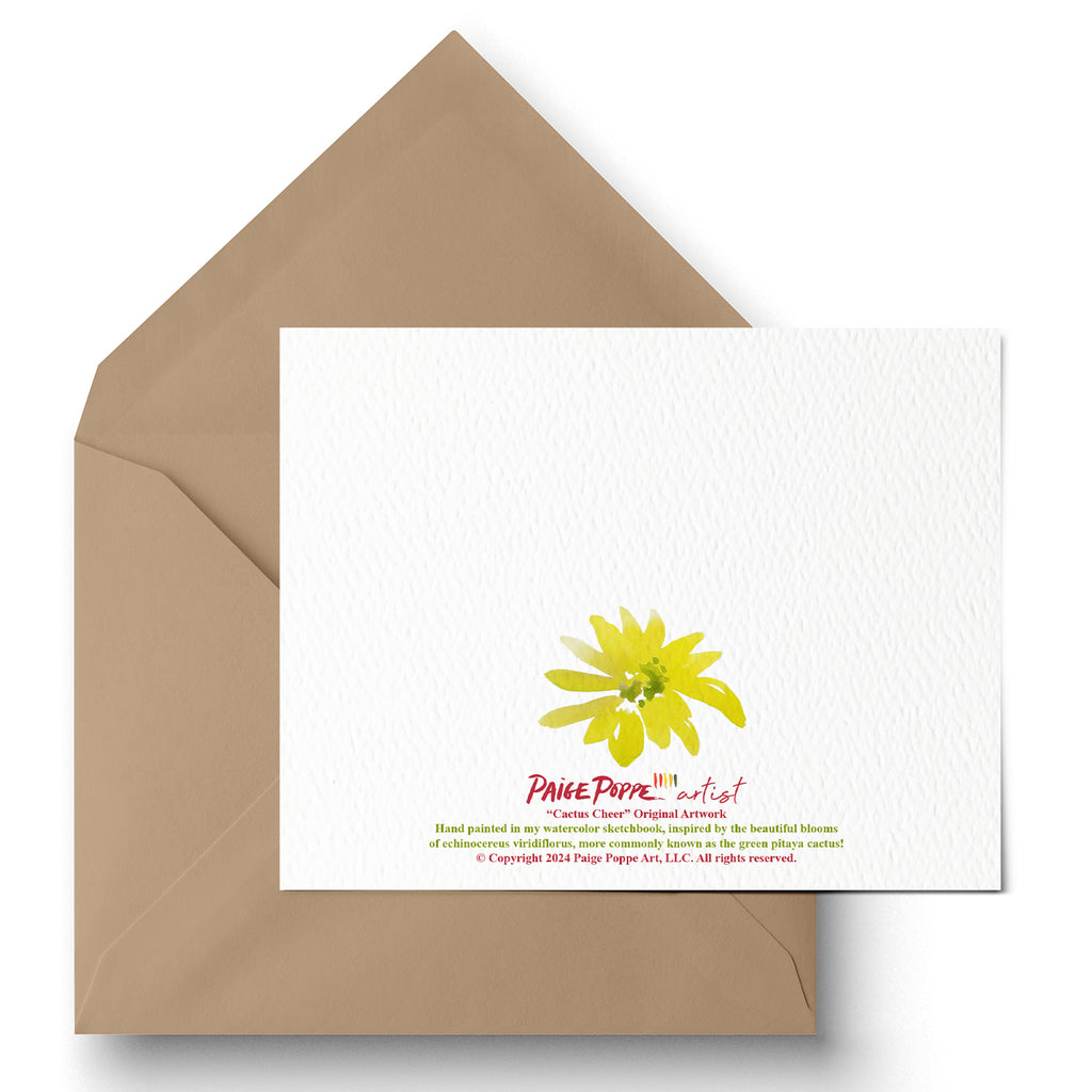 "Cactus Cheer" Holiday Greeting Card