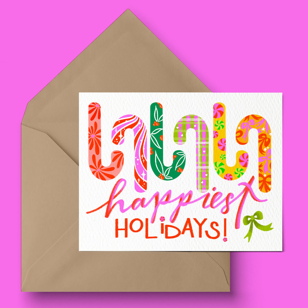 "Candy Cane Lane" Holiday Card