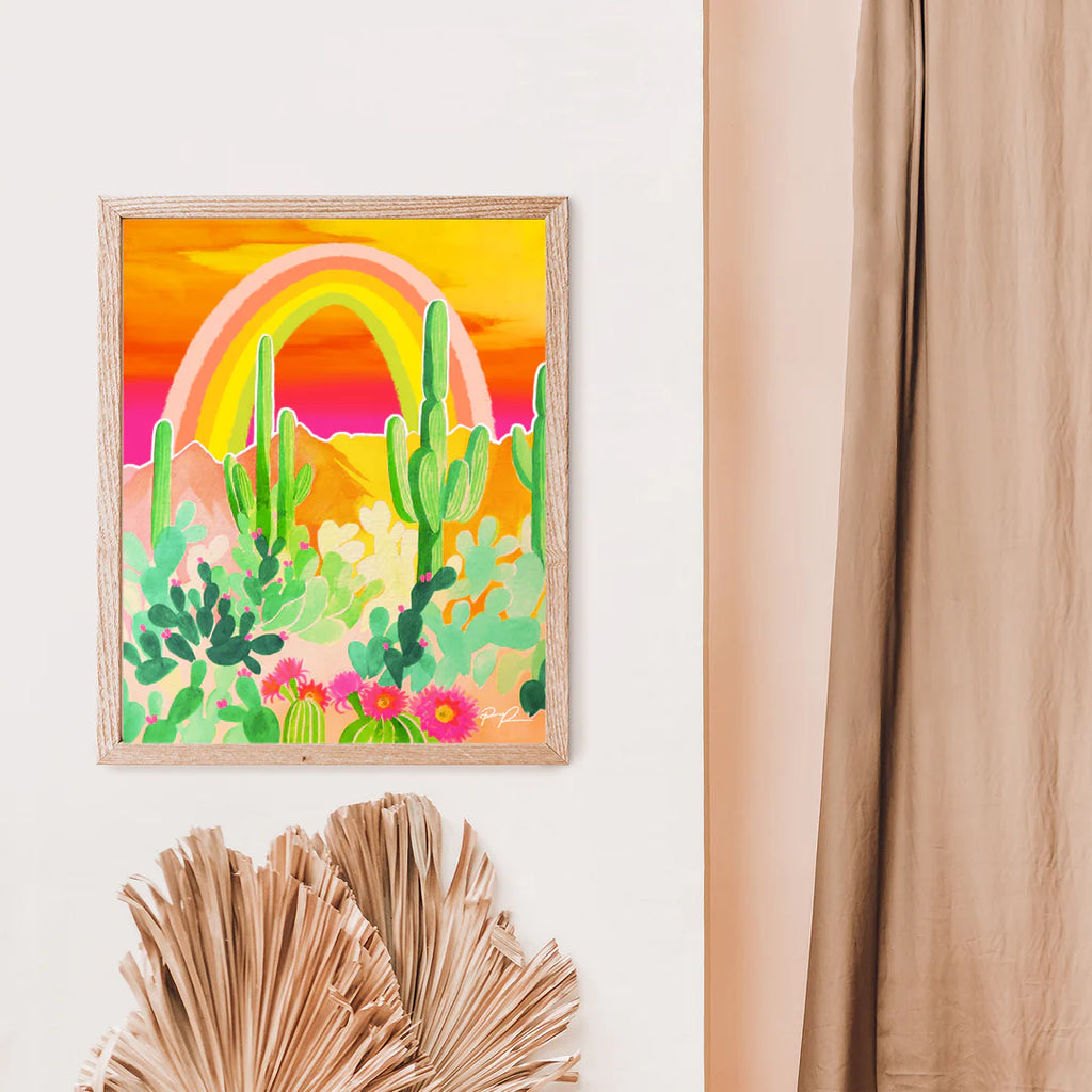 "Desert Rainbow" 5x7 Art Print