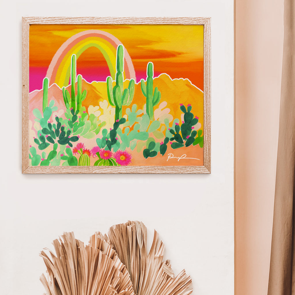 "Desert Rainbow" Horizontal - 11x14 Art Print
