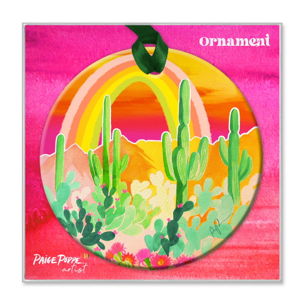 "Desert Rainbow" Boxed Ornament